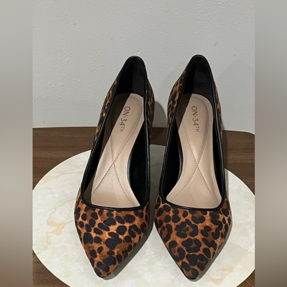 ON 34th Pointed-Toe Slip-On Pumps